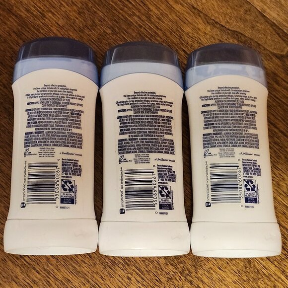 DOVE Deodorant Lot of 3 Powder Scent BNIP - Picture 2 of 5